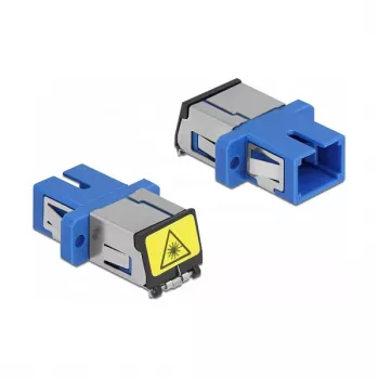 Accoppiatore in fibra ottica DeLOCK 86888 SC simplex femmina su SC simplex femmina blu