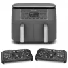 Friggitrice ad aria Ninja DZ300EU Dual Zone, 7,6 l (2 x 3,8 l), 2400 W, 240 °C, grigia