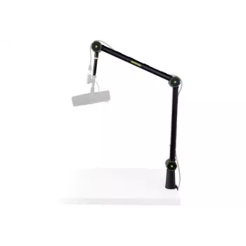 Supporto da tavolo per microfono Shure SH-BROADCAST1 — acciaio, regolabile in altezza, nero, 1,81 kg
