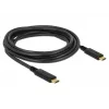 Cavo USB DeLOCK 83325 USB 2.0 3 m USB-C nero
