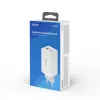 Alimentatore SAVIO LA-07 GaN 65W, USB, QC4.0+, PD 3.0, bianco