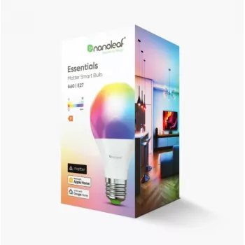 Essentials Smart A60 lampadina E27 Matter 9W 806Lm RGBCW 2700-6500K | E27 | 8,5 W | RGBCW | Bluetooth, Thread