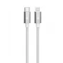 Cavo TB USB-C - Lightning intrecciato 1m, argento