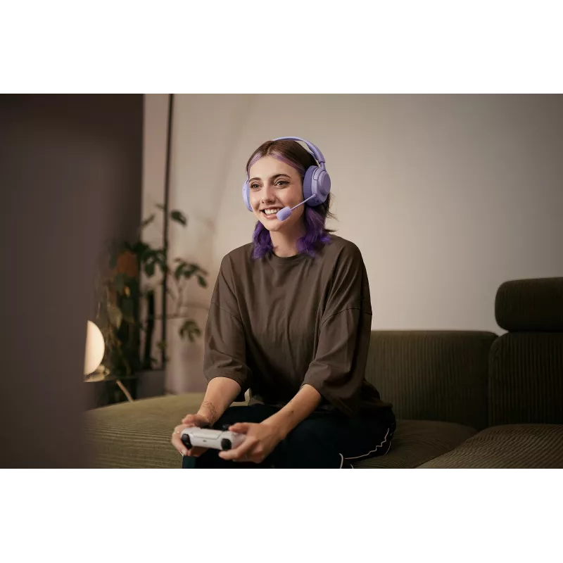 Steelseries Arctis Nova 3P Wireless cuffie con microfono wireless per PlayStation, Levander