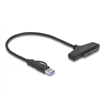 Convertitore DeLOCK USB a SATA 6 Gb/s USB Type-C Type-A 0,3m