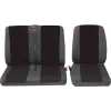 Fodera per sedile auto PETEX sedile conducente poliestere rosso/antracite modello 30071912