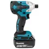 Avvitatore a impulsi a batteria Makita DTD156RTJ 2500 RPM verde