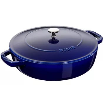 Teiera Staub Chistera 28 cm ghisa blu scuro