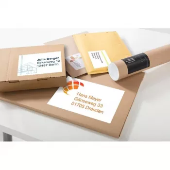 Avery 3655 etichette adesive rettangolari permanente bianco 200 pezzi