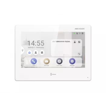 Postazione master Hikvision DS-KH9310-WTE1(B) bianco 12V Wi-Fi
