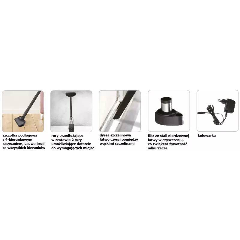 Aspirapolvere 2 in 1 a bastone Maestro MR-615