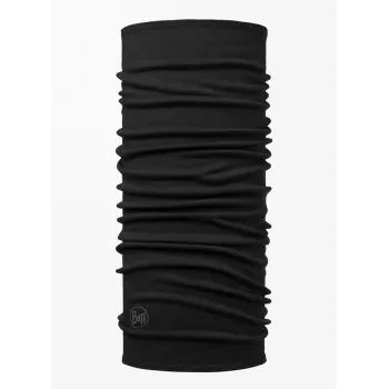 Buff Merino Midweight fascia multifunzionale nero