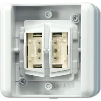 JUNG 8472.01 LED W - Interruttore a pulsante - Cablato - bianco
