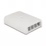 Presa a parete Keystone DeLOCK 67053, 4 porte, bianco