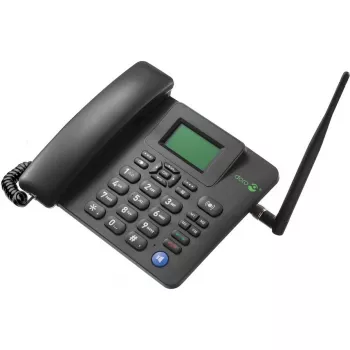 Telefono IP Doro 4100H nero cordless con cornetta LCD 128x64 500 voci
