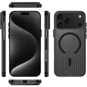 Custodia 4smarts Design Case Aero per iPhone 17 Pro Max, nero (541642)