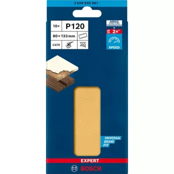Bosch 2 608 900 881 accessorio levigatura/abrasivo per utensile rotante legno foglio abrasivo