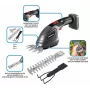 Tagliasiepi elettrico GRAPHITE 58GE119, peso 1,09 kg, profondità di taglio 265 mm