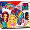 Set gessetti per capelli colorino 68635PTR – 10 colori mix, pastelli temporanei per capelli
