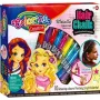 Set gessetti per capelli colorino 68635PTR – 10 colori mix, pastelli temporanei per capelli