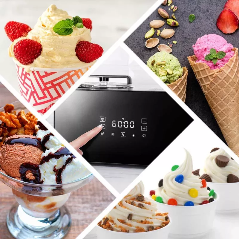 Gelatiera tradizionale Gastroback Design Advanced Control 1,5 L 150 W nero Satin steel