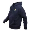 Caseking felpa con cappuccio e zip navy taglia S