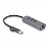 DeLOCK 64282 docking station per laptop e replicatore di porte con filo USB 3.2 Gen 1 (3.1 Gen 1) Type-C grigio (64282)