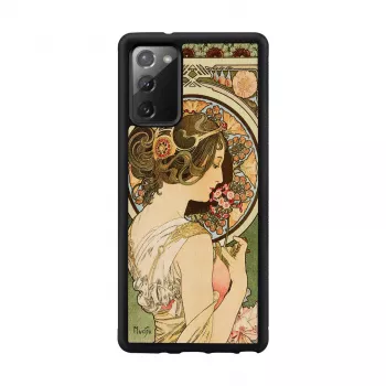 Custodia protettiva Man and Wood Galaxy Note 20 primrose nero