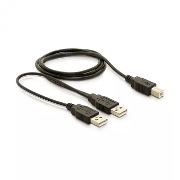 Cavo DELOCK USB 2.0 B -> USB-A Power + Power/Data