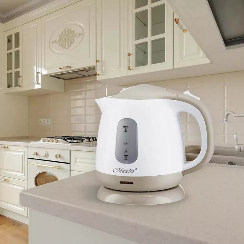 Bollitore elettrico Maestro 1L 1100W beige