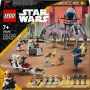 LEGO Star Wars Clone Trooper e Battle Droid Battle Pack giocattolo da costruire per bambini con veicolo Speeder Bike, 4 minifigure e 5 figure, regalo per ragazzi