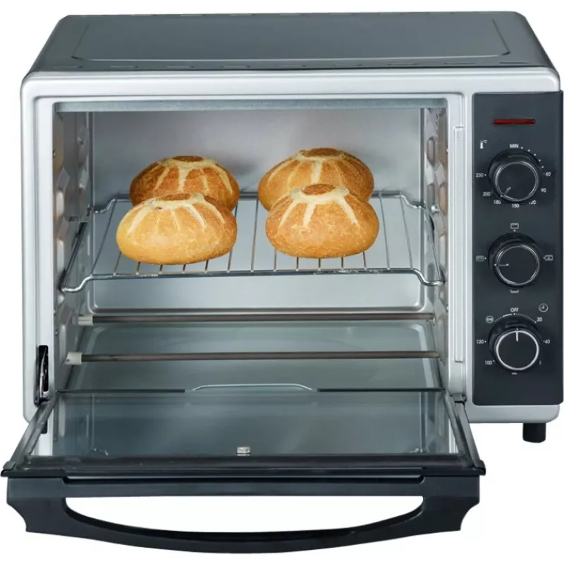 Severin TO 2056 fornetto tostapane 30 L nero, acciaio inox grill