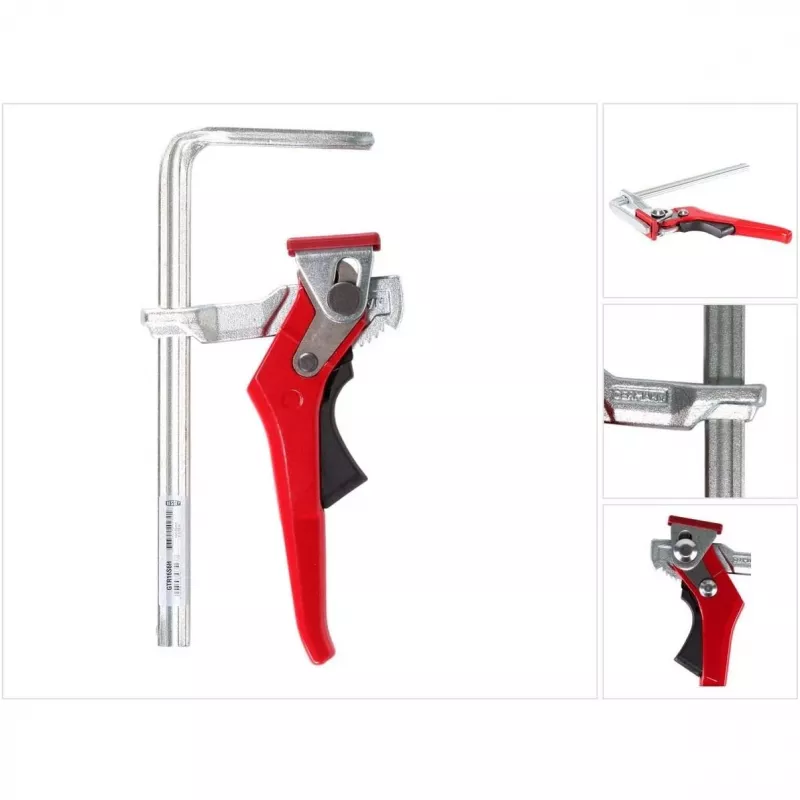 Bessey GTR16S6H morsetto a vite, struttura in plastica e acciaio, 300×200×300 mm