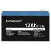 Batteria ricaricabile Qoltec LiFePO4 litio ferro fosfato 12,8 V 12 Ah 153,6 Wh con BMS