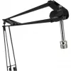 Supporto da scrivania a braccio Mackie DB-100 nero per mixer compatti e attrezzatura da studio