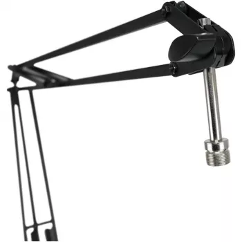 Supporto da scrivania a braccio Mackie DB-100 nero per mixer compatti e attrezzatura da studio