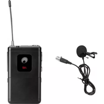 Microfono lavalier Omnitronic UHF-E Series 823,6 MHz microfono lavalier