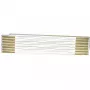 Metro pieghevole STANLEY 0-35-458, legno, 2 m, 17 mm di larghezza, bianco/giallo