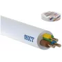 Cavo elettrico da incasso rotondo YDY 3x2,5 mm² 450V – cablaggio flessibile a filo singolo, giallo-bianco