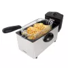 Friggitrice ESPERANZA FALAFEL Single 3 L — contenitore in acciaio inox, 2200 W, termostato regolabile