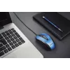 Mouse USB con cavo, 4 tasti, ottico, simmetrico, blu