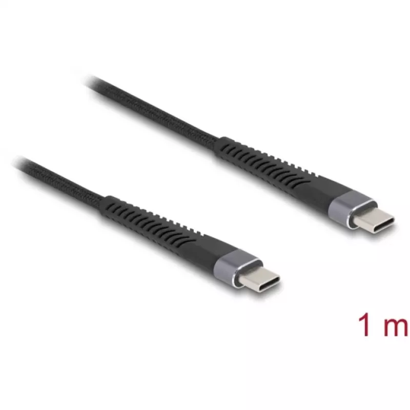 Cavo USB DeLOCK 81124 USB 2.0 1m USB C nero