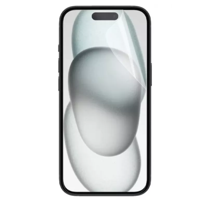 Pellicola protettiva per display trasparente Mobilis 036310 per iPhone 15 Pro – antigraffio, antiurto