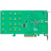 HighPoint host bus adapter Rocket 1204 PCI-Ex8v3 - 4x M.2 NVMe - NVMe - PCI-Express