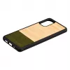 Custodia per cellulare Man and Wood per Samsung Galaxy S20+ – bambù, forest nero