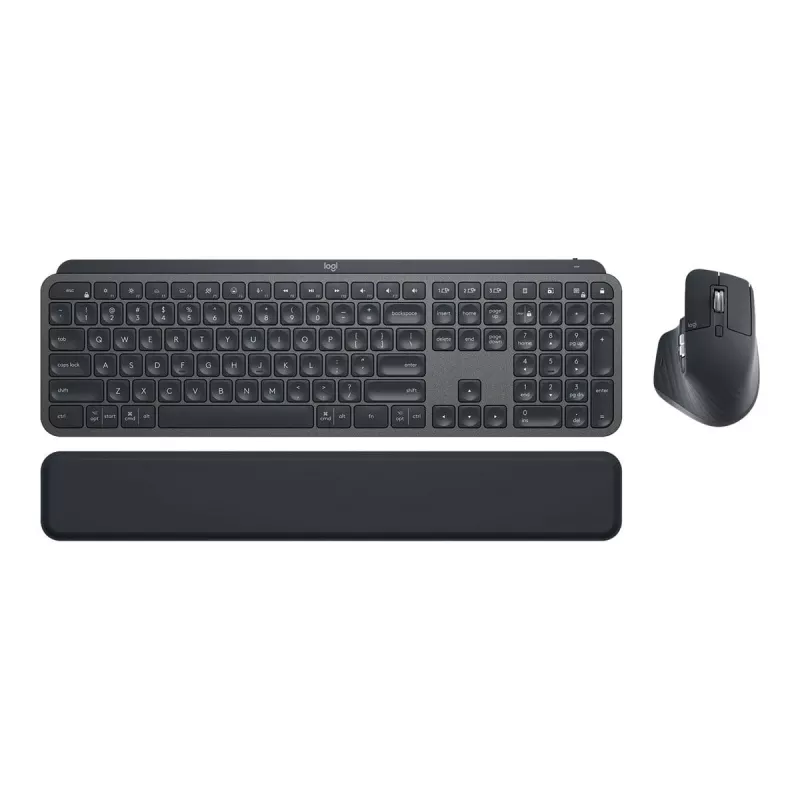 Logitech MX Keys combo for Business Gen 2 tastiera mouse inclusi ufficio RF Wireless + Bluetooth AZERTY francese grafite