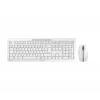 Tastiera CHERRY Stream Desktop Recharge mouse inclusi universale RF wireless QWERTZ tedesco grigio