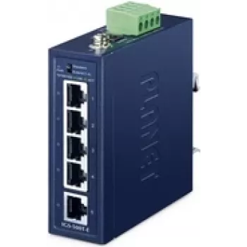 Switch unmanaged 5 porte Gigabit Ethernet PLANET IGS-500T-E (10/100/1000), blu