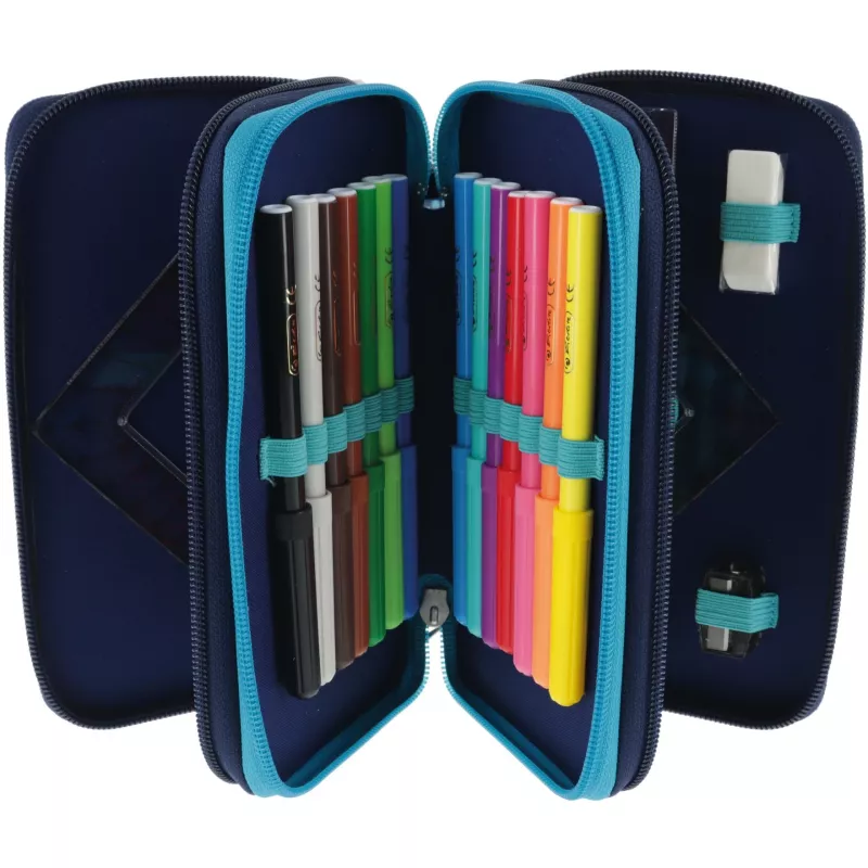Herlitz TriCase Deep Ocean 31 pz blu poliestere 190x70x115 mm