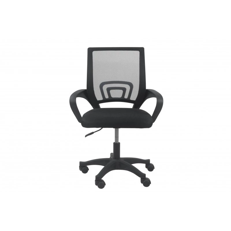 Sedia ufficio/computer Topeshop FOTEL MORIS CZERŃ seduta imbottita schienale in mesh
